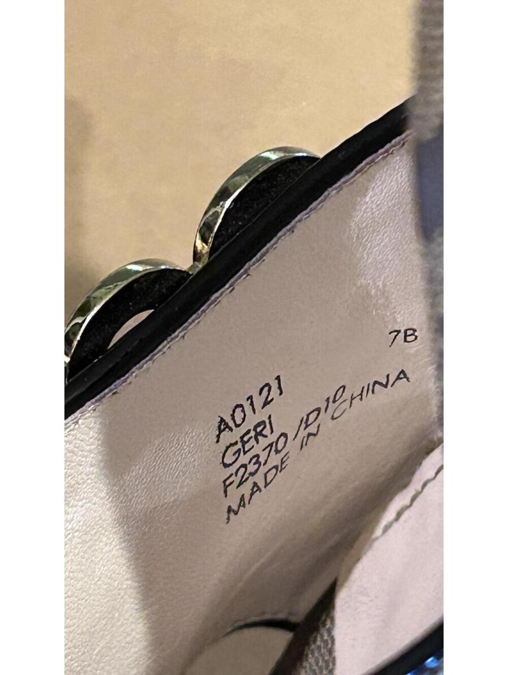 Coach Geri Canvas 4" Wedge Mule Sandals Size 7 - Picture 10 of 10